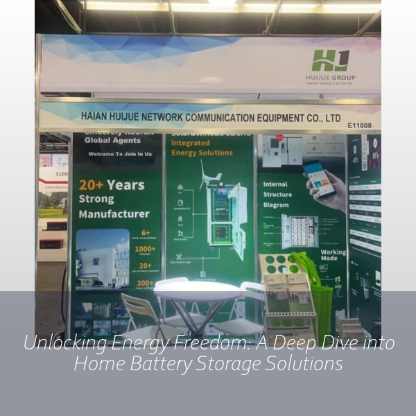 Unlocking Energy Freedom: A Deep Dive into Home Battery Storage Solutions